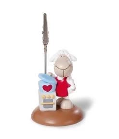 Nici 31761 Fotohalter Zettelhalter Jolly Mäh Schaf Köchin / Koch Polyresin