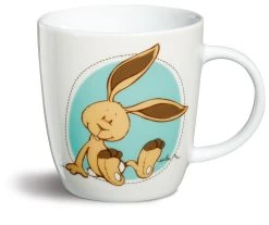 Nici 32609 Kinder- Tasse Hase Ralf Rabbit 7,5x7cm Porzellan Forest Friends