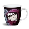 Nici 35983 Tasse Mädchen Miss Moonville Schwarz Porzellan 9,5x10cm Kaffeetasse -Nici 35983 2048x1959