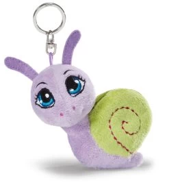 Nici 36443 Schlüsselanhänger Münztäschchen Schnecke Lila Figürlich Plüsch
