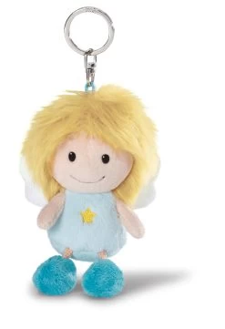 Nici 37323 Schlüsselanhänger Guardian Angels Engel Blau 10cm Plüsch Schutzengel