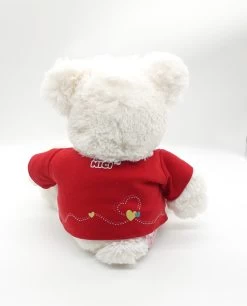 Nici 37756.1 Classic Bear Creme Mit Rotem T-Shirt "I Love You" 35cm Plüsch Schlenker -Nici 37756 1 8
