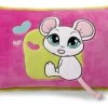 Nici 37779 Kissen Weiße Maus Sweet Hearts Plüsch Rechteckig 43x25cm -Nici 37779 me