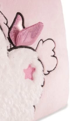 Nici 43261 Kissen Einhorn-Baby Theofina Glitzernd Rosa Ca 43x25cm Plüsch -Nici 43261 05 HA me