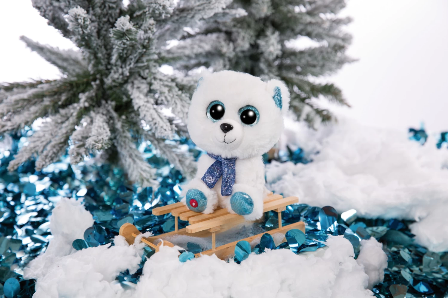 Nici 46955 Glubschis Winter Eisbär Benjie 15cm Plüsch Kuscheltier 4 Nici 46955 Glubschis Winter Eisbär Benjie 15cm Plüsch Kuscheltier – Bild 2