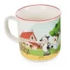 Nici 47807 Kinder - Tasse 240ml Farm Friends Schwein Kuh Henne Porzellan Ø8x8cm -Nici 47807 03 ZA Frei 1861x2048