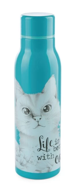 Nici 48098 Thermosflasche Katze Meowlina Life Is Better With Cats Ca 500ml
