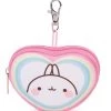 Nici 48232 Münztäschchen Molang Regenbogen Mit Karabiner 10x8x2cm Kawaii -Nici 48232 01 HA Frei