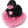 Nici 48265 Schwan Schwarz Auf Herzkissen Ca 13cm Plüsch Love Classics GREEN -Nici 48265 05 ZA Frei 1718x2048