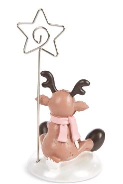 Nici 48359 Fotohalter Zettelhalter Rentier Jonte Polyresin Winter Friends -Nici 48359 03 ZA Frei 1372x2048