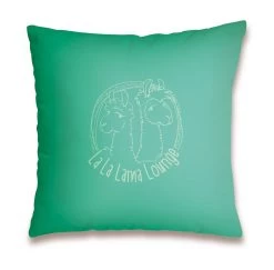 Nici 42163 Baumwollkissen Bedruckt Lama "Mach Ma La(h)ma" 37x37cm