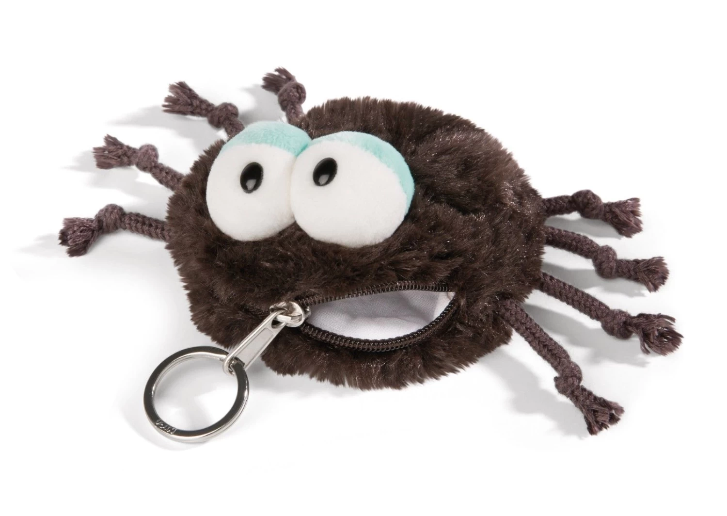 Nici 41709 Münztäschchen Geldtäschchen Spinne Octilla Plüsch Ø 8cm