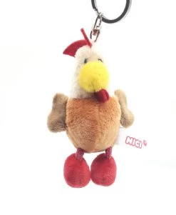 Nici 89143 Schlüsselanhänger Rooster Hahn Gockel Ca 10cm Plüsch Kuscheltier -Nici 89143 2