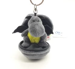 Nici 90638 Schlüsselanhänger Drache Neon-grün Im Ei Ca 8cm Plüsch Taiwan Limited