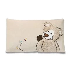 Nici 39093 Kissen Classic Bear Bär Creme Mit Igel 43x25cm Plüsch