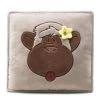 Nici 29629 Kissen Monkey Love Affe Linda 32x32cm Plüsch Kuschelkissen -Nici N29629