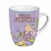 Nici 36779 Tasse Jolly Mäh Fee "Buona Fortuna!" Viel Glück Porzellan 8x10,5cm